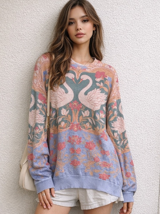 We The Free Sweaters - NWOT We The Free Nouvelle OversizedSweater-Multi Combo RARE